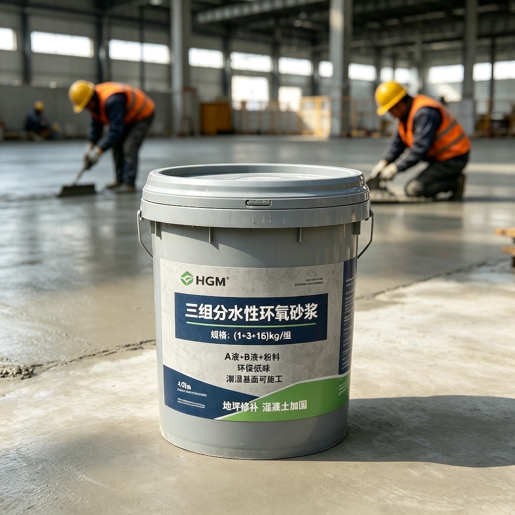 平度三组份水性环氧砂浆